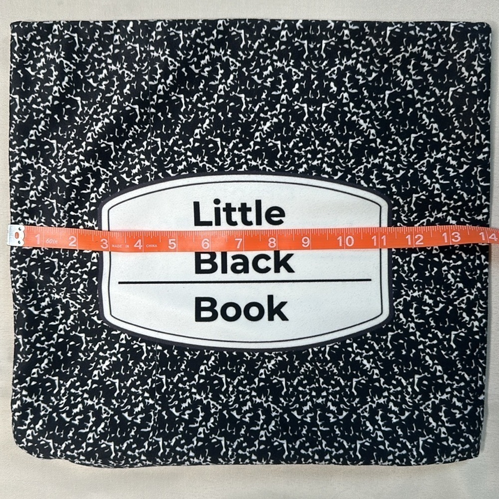 Bridal Pillow Grooms Little Black Book Pillow Cover - Picture 6 of 6